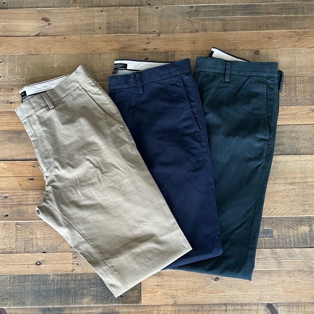 Banana Republic Men’s Emerson chino bundle 33x30